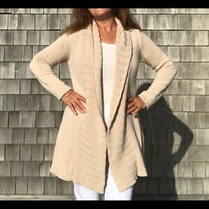 Leo &  Nicole open cardigan in a cotton blend
